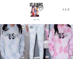 The Youtuber has a merchandise line, which is sold through an Instagram account under the username shopusalways.